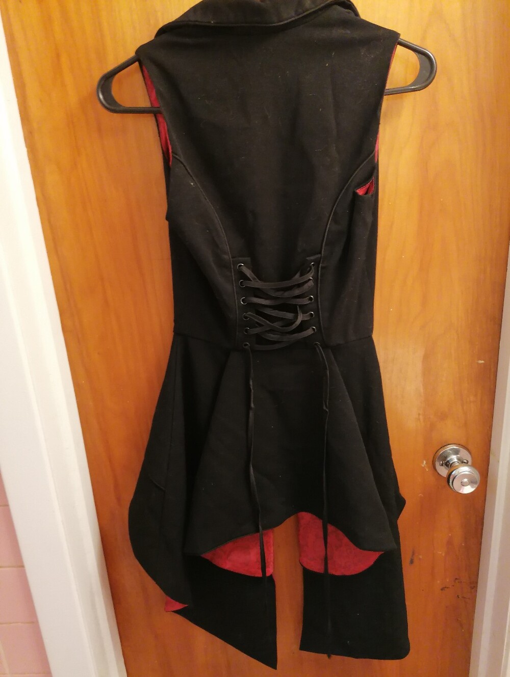 Hot Topic Exclusive "Alice Through The Looking Glass" women's XS waistcoat - Picture 3 of 4